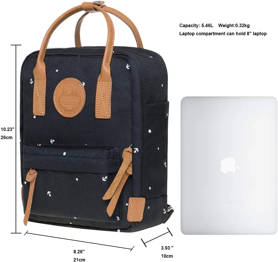 KAUKKO Classic （Mini） Backpack for Everyday,5.46L