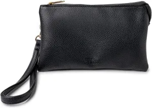 KEDZIE Eclipse Vegan Leather Convertible Purse Wallet Crossbody Bag for Women