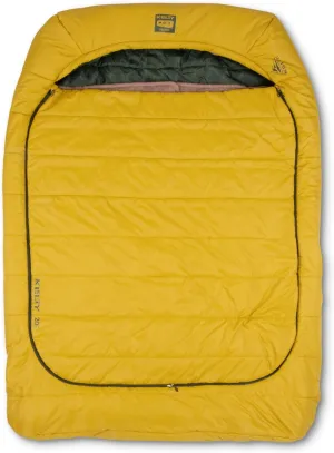 Kelty Tru.Comfort Doublewide 20 Degree Sleeping Bag – Two Person Synthetic Camping Sleeping Bag for Couples & Family Camping