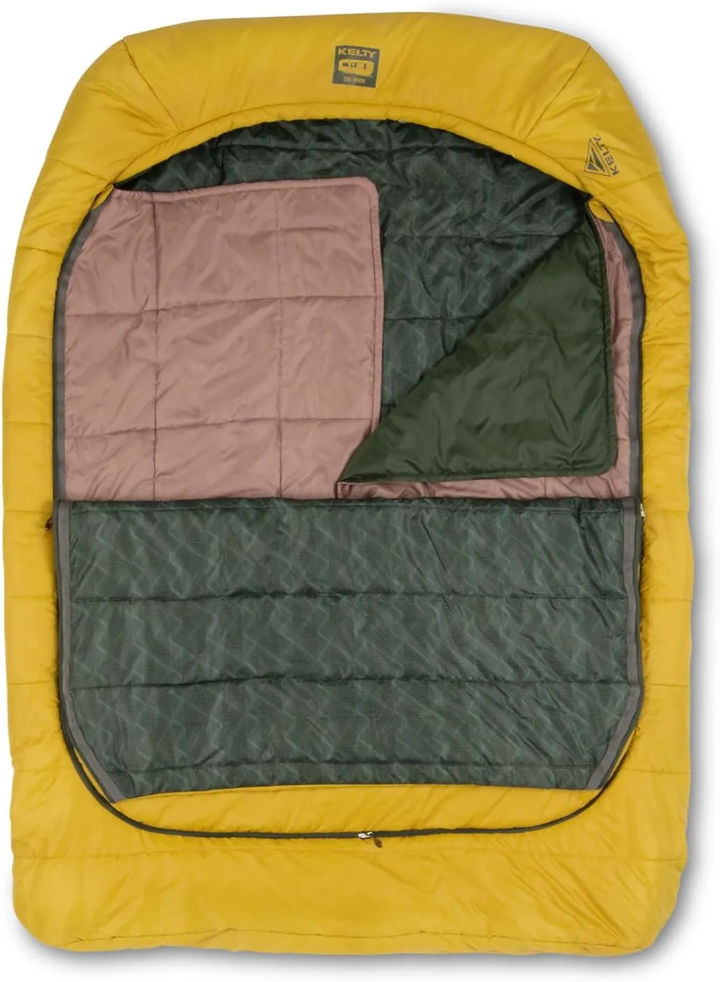 Kelty Tru.Comfort Doublewide 20 Degree Sleeping Bag – Two Person Synthetic Camping Sleeping Bag for Couples & Family Camping