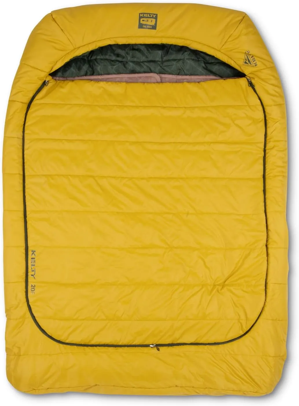 Kelty Tru.Comfort Doublewide 20 Degree Sleeping Bag – Two Person Synthetic Camping Sleeping Bag for Couples & Family Camping