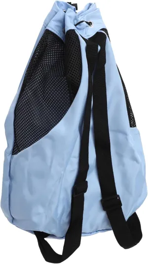 KESYOO Swim Bag Travel Sport Storage Bag Travel Backpack Backpack Camping Rucksack Drawstring Storage Pouch Drawstring Shoulder Pouch Basketball Supply Nylon Blue
