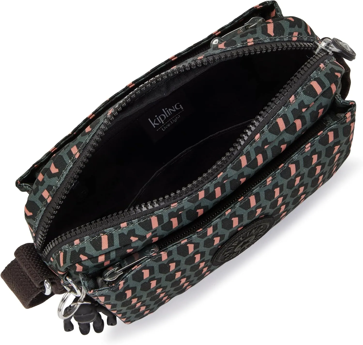 Kipling Women’s Abanu Multi Crossbody Bag, Lightweight, Adjustable Nylon Waist Pack