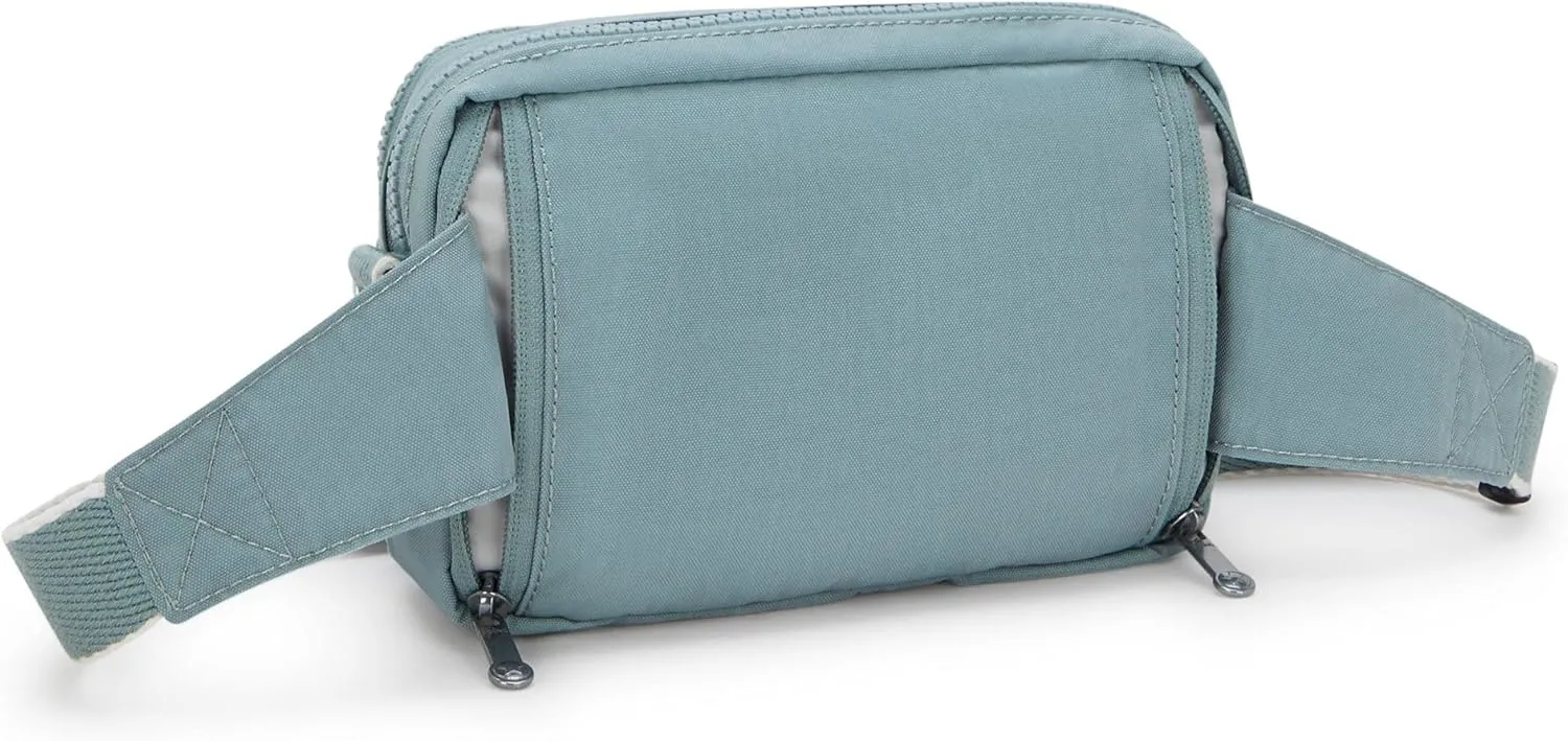 Kipling Women's Abanu Multi Crossbody Bag, Lightweight, Adjustable Waist Pack with Multi-Compartment Zip Pockets