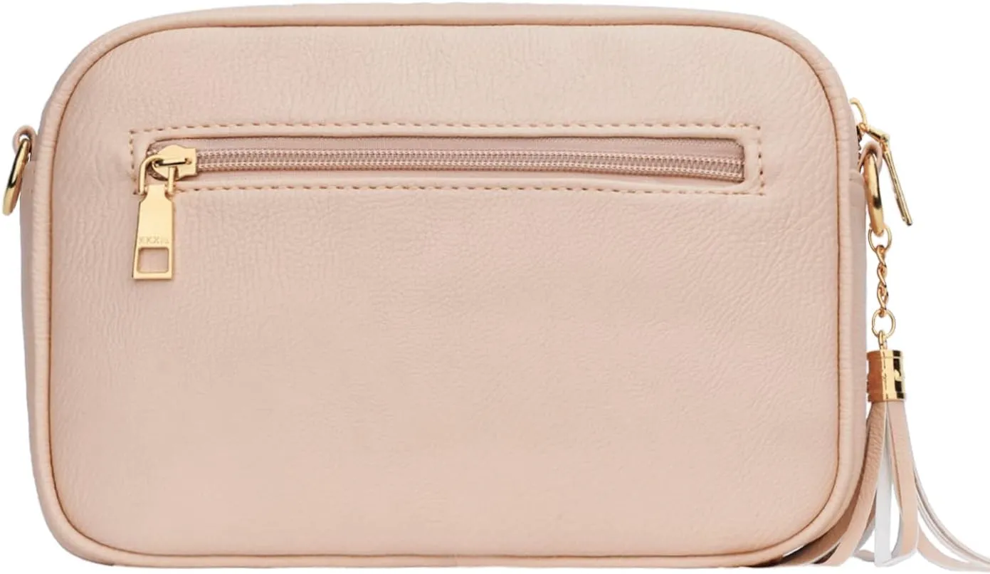 KKXIU Quilted Small Crossbody Bag for Women and Teen Girls Stylish Shoulder Purse with Wide Strap