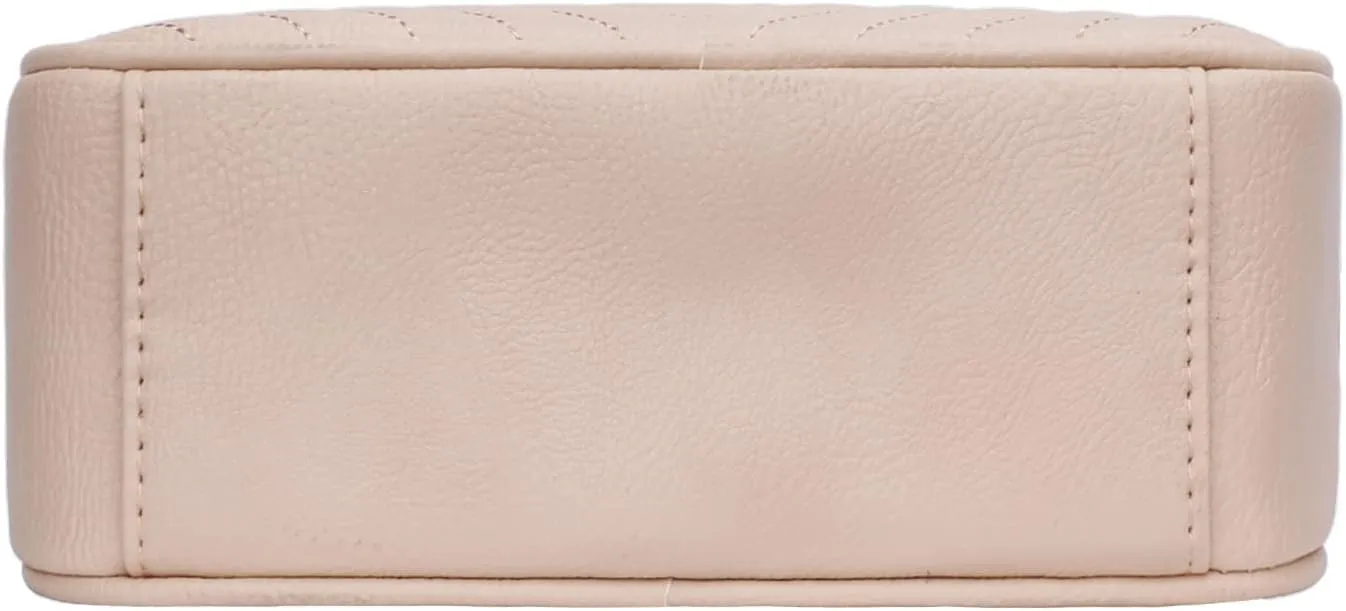 KKXIU Quilted Small Crossbody Bag for Women and Teen Girls Stylish Shoulder Purse with Wide Strap