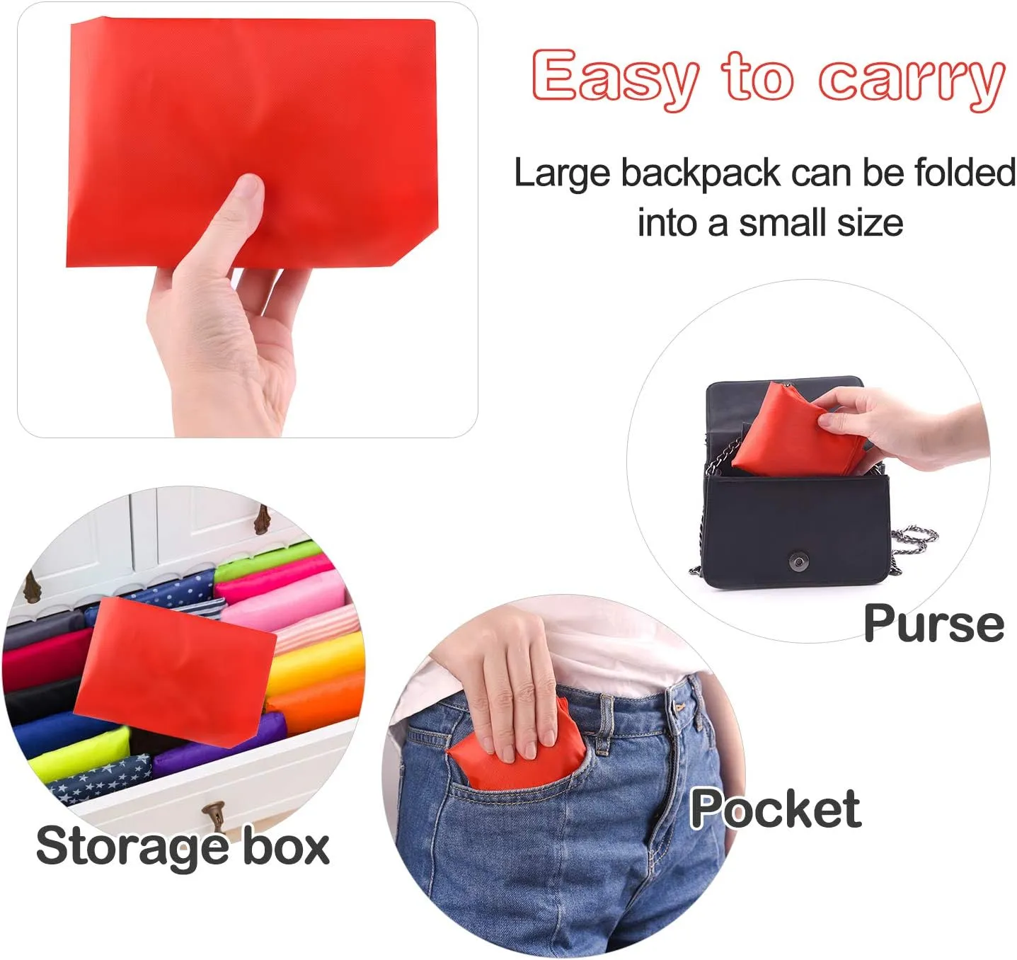 KUUQA 12Pcs Drawstring Bags with Zipper Pocket Pull String Backpack Bags Bulk（Colorful）
