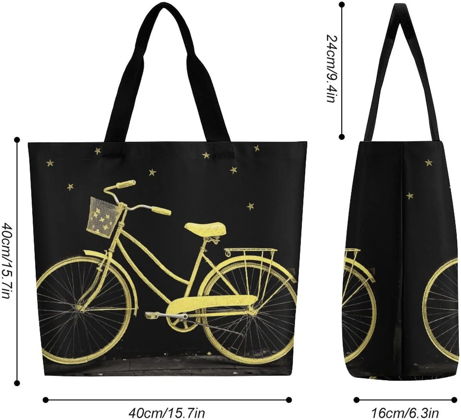Large Capacity Shopping Bag Vintage Leopard Flower Canvas Grocery Bags Foldable Tote Bag