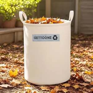 Lawn Garden Clippings Bags Yard Waste Bins Reusable Bags Leaf Container and Trash Bag With Two Carry Handles Two Size (Bigger size)