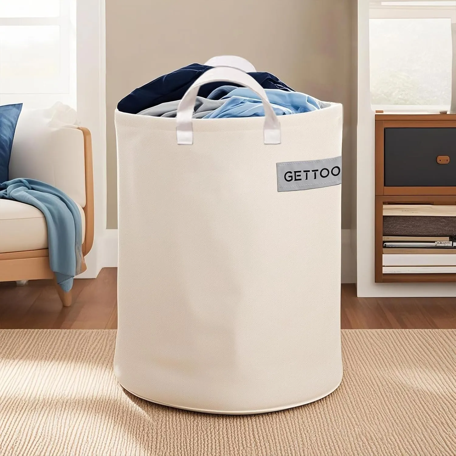 Lawn Garden Clippings Bags Yard Waste Bins Reusable Bags Leaf Container and Trash Bag With Two Carry Handles Two Size (Bigger size)