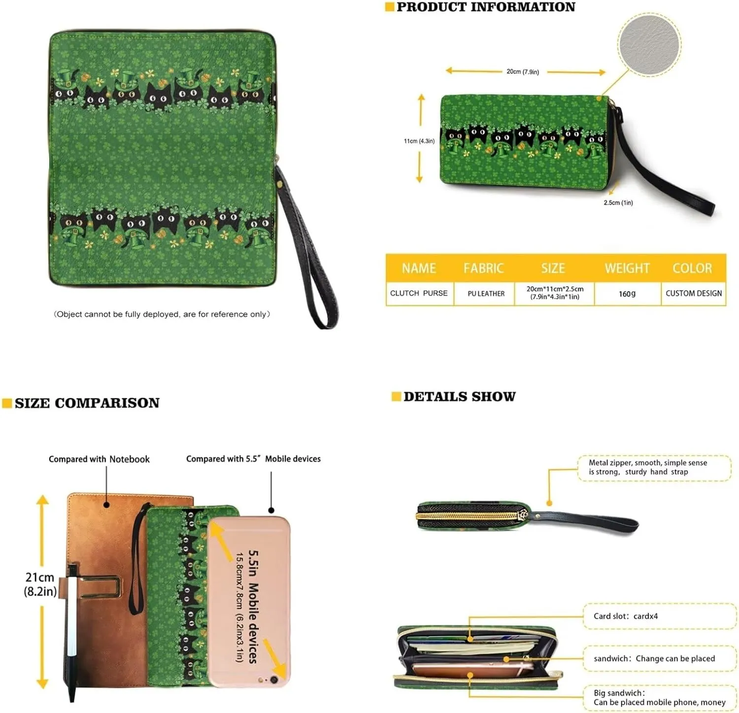 Leather Bucket Crossbody Bags for Women 2 Pieces St. Patrick's Day Crossbody Satchel Bags Purses for Women