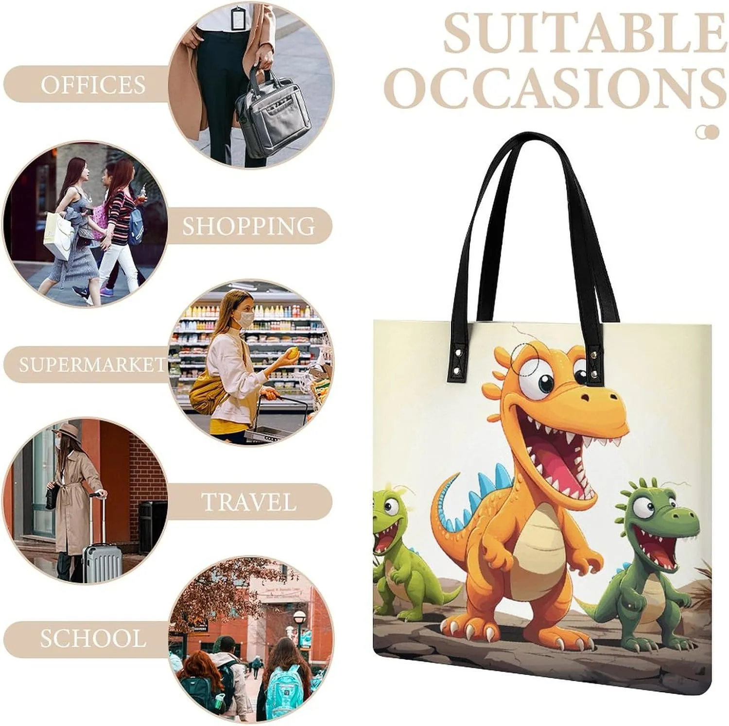 Leather Handbag for Women Tote Bag with Magnetic Buckle Violin Sheet Music Crossbody Bag Shoulder Bag