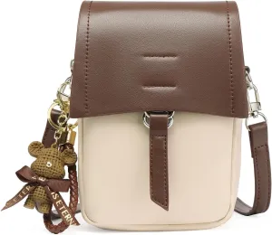 Leather Handbags for Women Cell Phone Shoulder Wallet Purses with Adjustable Strap Small Crossbody Bags