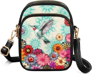 Leather Purse for Women, Leather Shoulder Crossbody Bags Sling Purses Fashion Side Belt Wallet Ladies Sling Bags