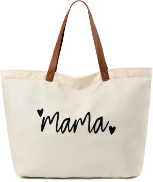 LEMEDE 30L Zip Grocery Bag - Wide Handheld to Reduce Shoulder Pressure,Personalized Minimalist Style Tote Bag,Gift for Women