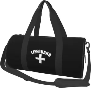 Lifeguard Cross Convertible Garment Bag with Shoulder Strap, Carry on Garment Duffel Bag for Men Women - Rolling Foldable for Travel Luggage Bags (Black)