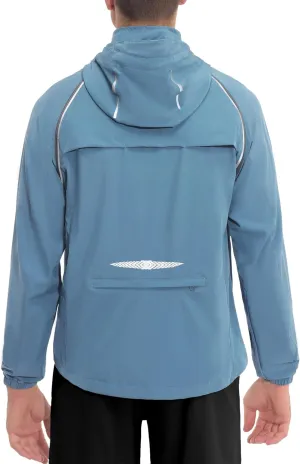 Little Donkey Andy Men's Quick-dry Running Jacket, Convertible UPF 50  Cycling Jacket Windbreaker with Removable Sleeves