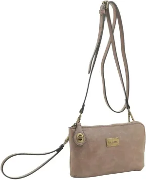 Liz Soto Tina Wristlet Wallets for Women - Clutch Wristlet Convertible to Shoulder Bag or Handbag, Wrist Purse