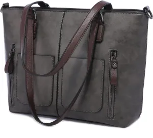 LOVEVOOK Purses Tote Bag for Women, Handbags Large Shoulder Bag, Leather Work Bags with Multi-Pockets, Designer Hobo Satchel