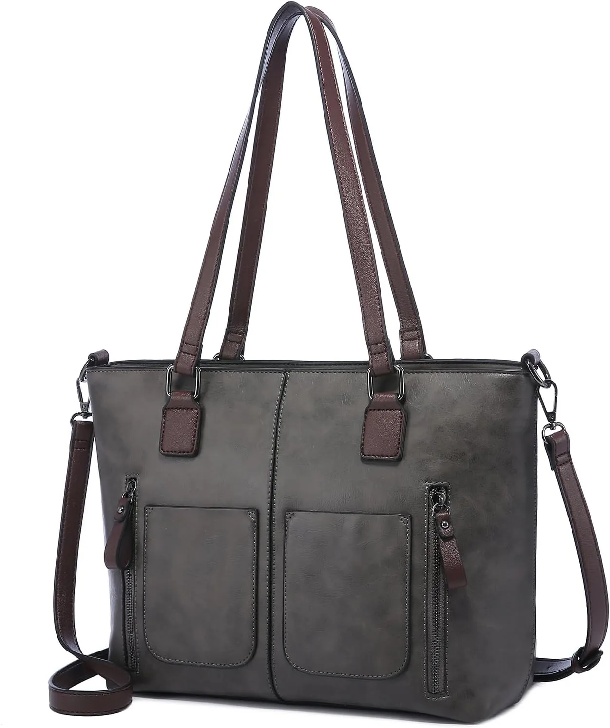 LOVEVOOK Purses Tote Bag for Women, Handbags Large Shoulder Bag, Leather Work Bags with Multi-Pockets, Designer Hobo Satchel