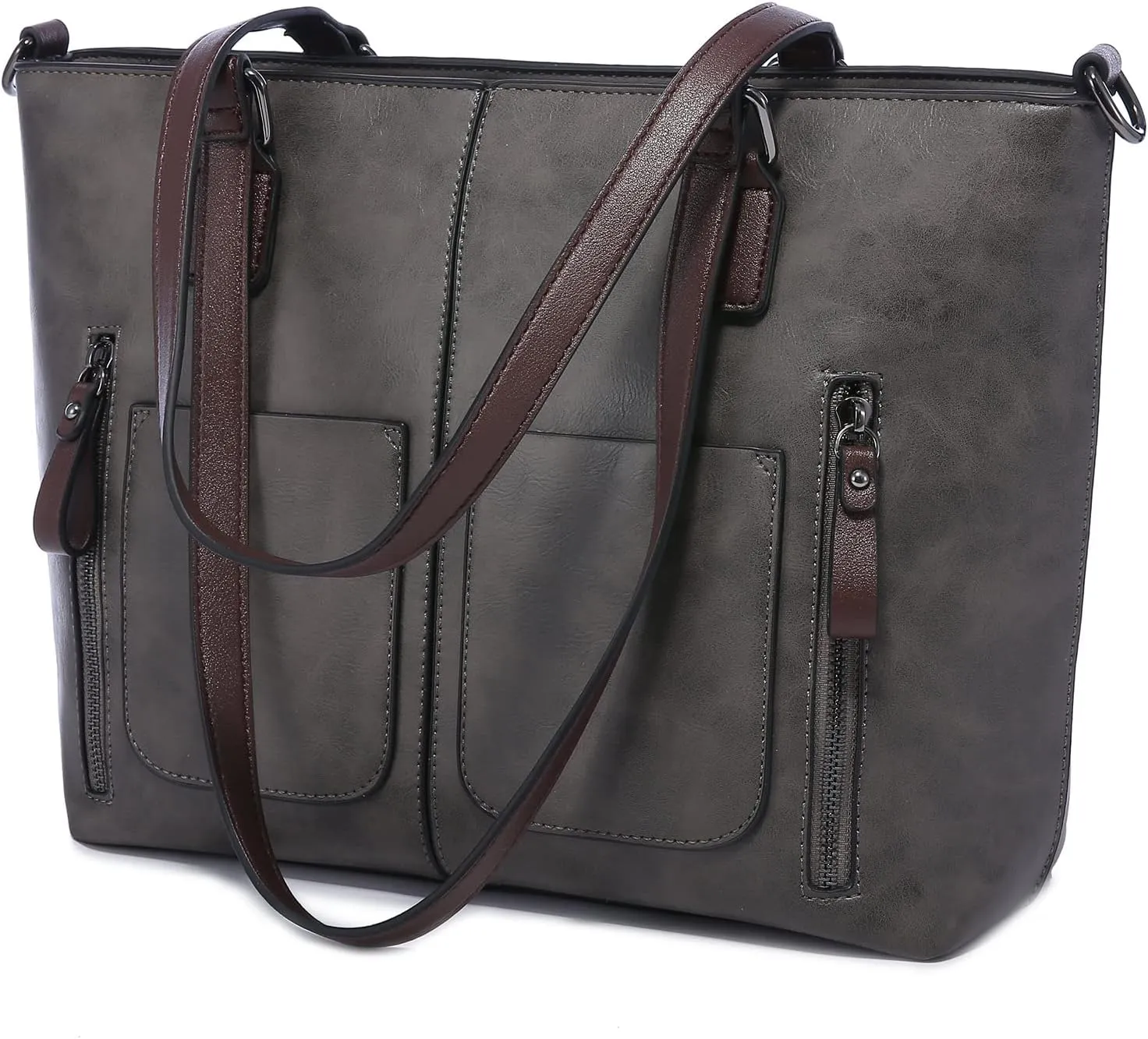 LOVEVOOK Purses Tote Bag for Women, Handbags Large Shoulder Bag, Leather Work Bags with Multi-Pockets, Designer Hobo Satchel
