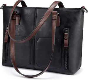 LOVEVOOK Purses Tote Bag for Women, Handbags Large Shoulder Bag, Leather Work Bags with Multi-Pockets, Designer Hobo Satchel