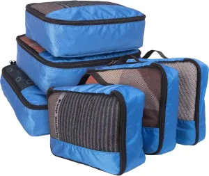 Luggage Organizer Bags - 6 Set Of Packing Cubes For Suitcases - Travel Bags For Clothes Organizer Cubes - Packing Cubes For Travel Luggage Packing Organizers(6 blue)