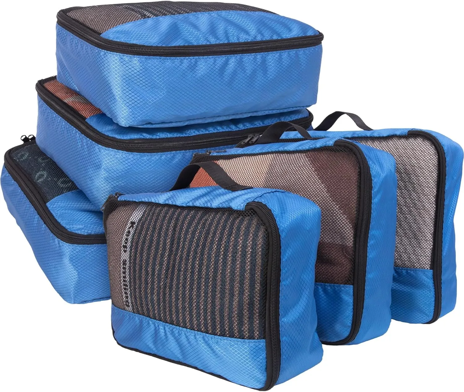 Luggage Organizer Bags - 6 Set Of Packing Cubes For Suitcases - Travel Bags For Clothes Organizer Cubes - Packing Cubes For Travel Luggage Packing Organizers(6 blue)
