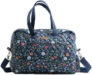 Maison d' Hermine 100% Cotton Handbag | Shoulder Bag | Shoulder Bag for the Beach | Shopping | Travel | Hiking | Women with Zip Pockets
