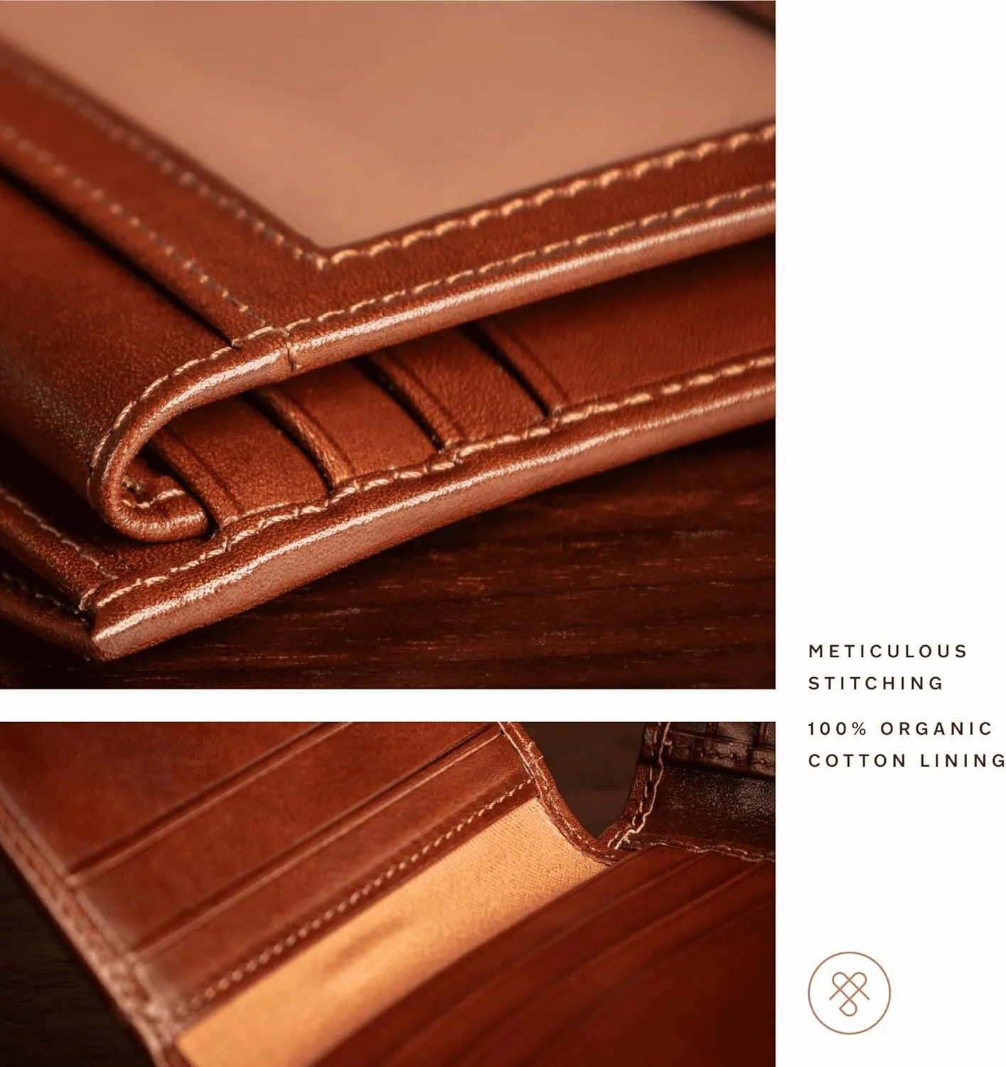 Maxwell Scott - Personalized Mens Luxury Leather 2-in-1 Trifold Wallet with Card Holder and ID Window - The Asti Black
