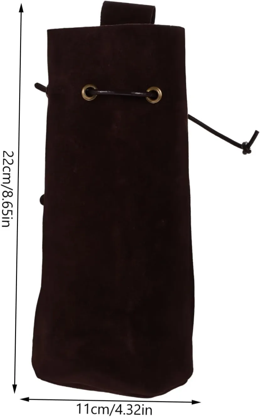Medieval Renaissance Drawstring Waist Pouch Stylish Cosplay Purse for Parties Bucket Bag Design Convenient Closure Durable Safe Material Deep