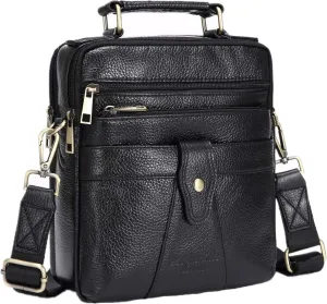 Men's Genuine Leather Messenger Shoulder Bag Handbag CrossBody Briefcase