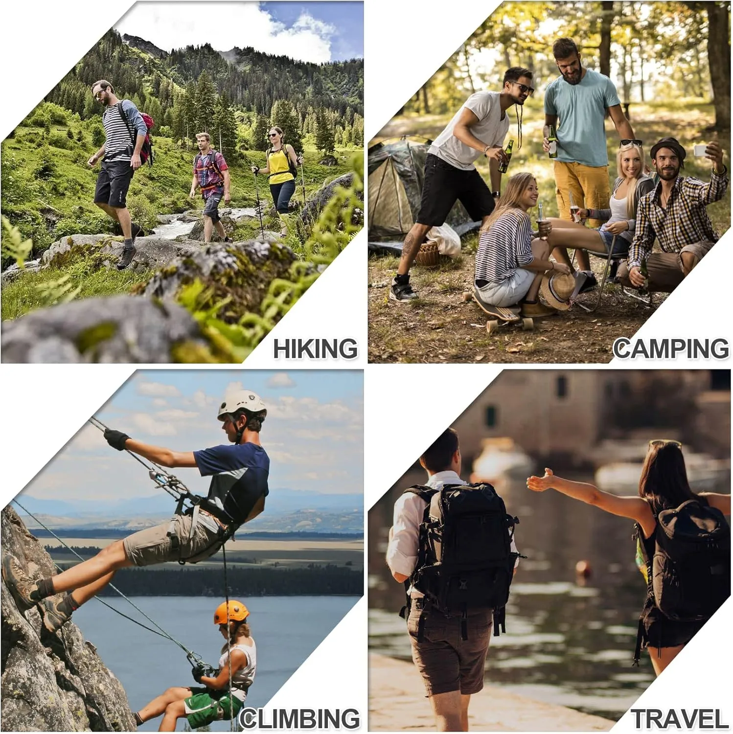 Mens Hiking Pants Convertible Quick Dry Zip Off Fishing Travel Safari Pants