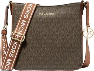 Michael Kors Jet Set Travel Small Signature Logo Messenger Bag
