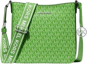Michael Kors Jet Set Travel Small Signature Logo Messenger Bag