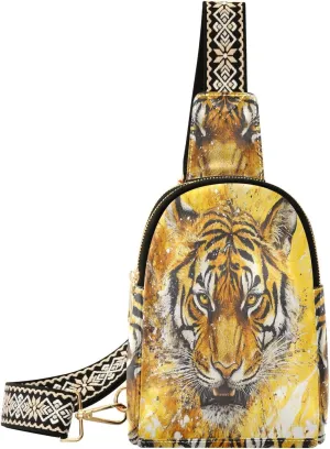Mighty Animal Realistic Style Yellow bag for women multipurpose for women leather crossbody for travel