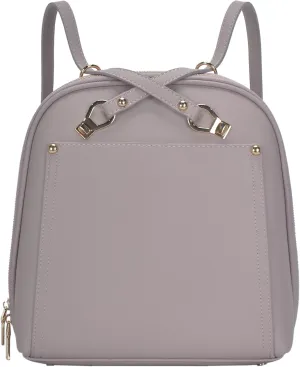 Miztique The Daisy Convertible Backpack Purse for Women (Lilac) | Soft Vegan Leather Shoulder Strap Bag or Convertible Backpack | 10.5in x 4in x 11.5in |