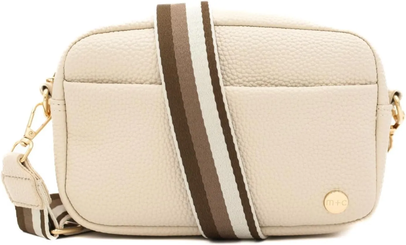Modern Chic Crossbody Bags for Women - Willow Convertible Crossbody Purse, Vegan Leather Shoulder or Belt Bag with Strap