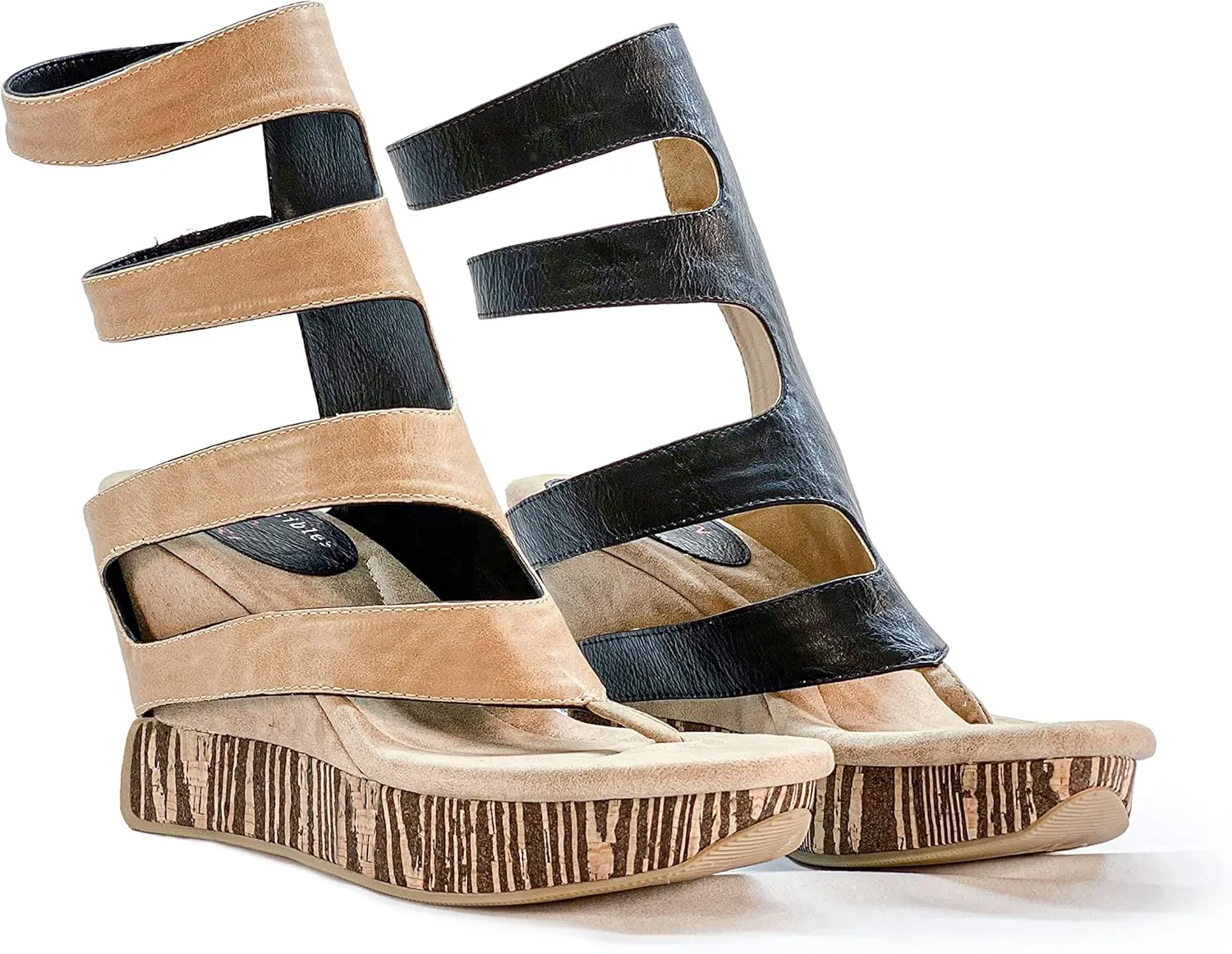 Modzori Corona High Wedge Reversible Sandal