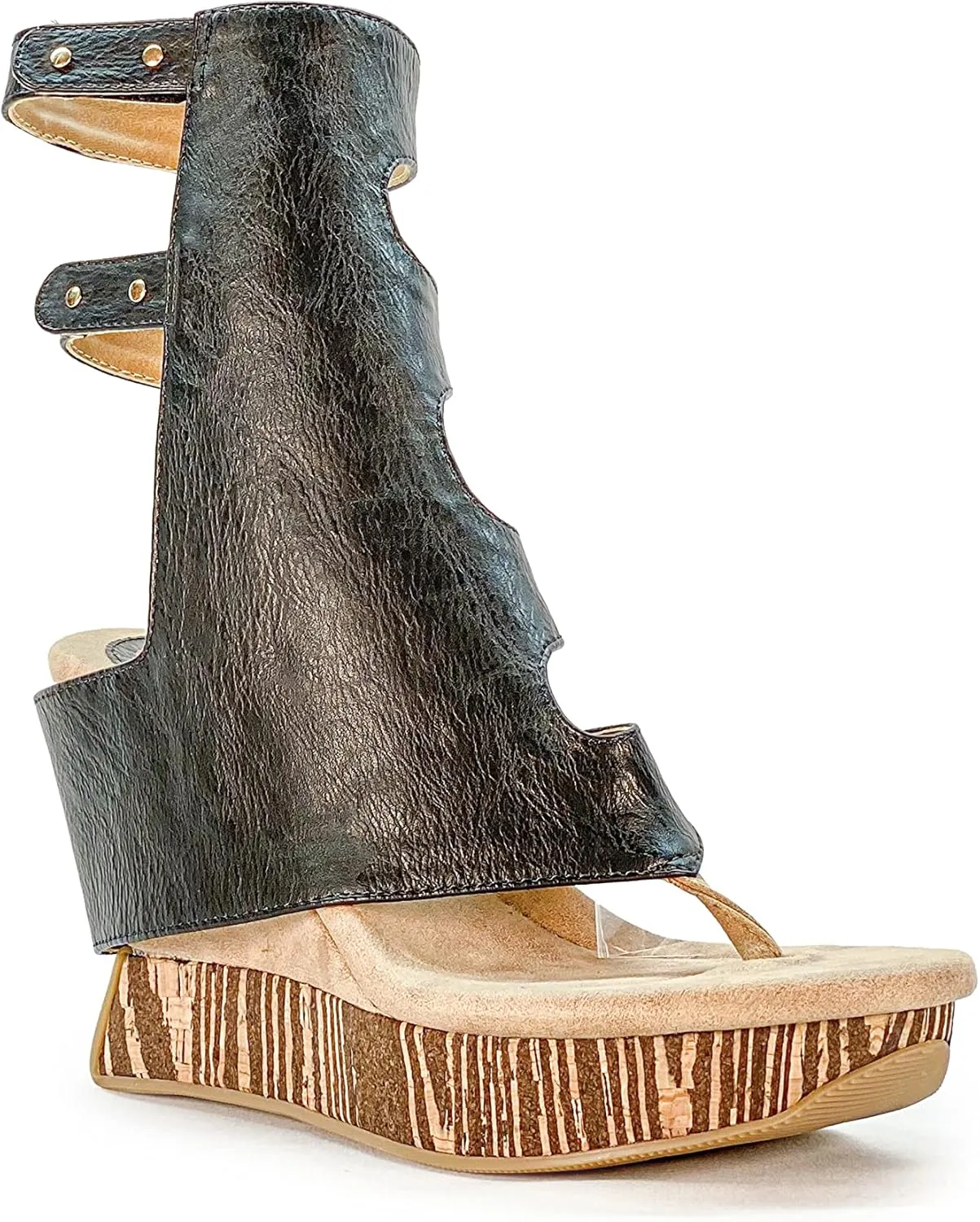 Modzori Corona High Wedge Reversible Sandal