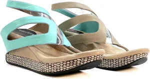Modzori Zoey Women's Mid Wedge Reversible Sandal