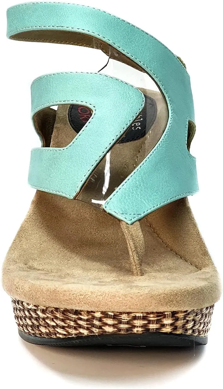 Modzori Zoey Women's Mid Wedge Reversible Sandal