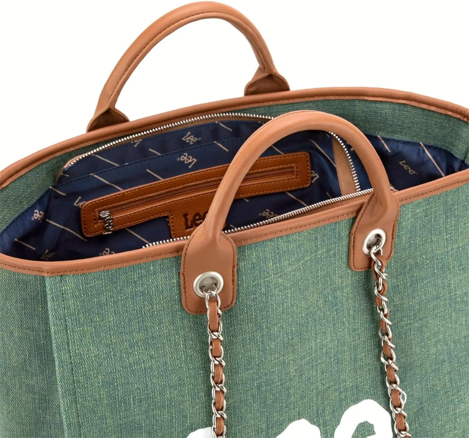 Montana West x Lee Tote Bag for Woman Denim Handbag Crossbody Shoulder Bag with Strap
