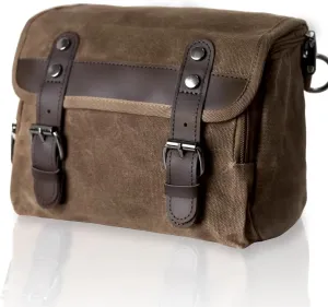 Motorcycle Tool Bag Vintage Motorcycle Tail Bag Waterproof Messenger Bag BikeTank Bag Saddle Bag Canvas Sissy Bar Bag Handlebar Bag for Powersports Camera Bag for Men& Women