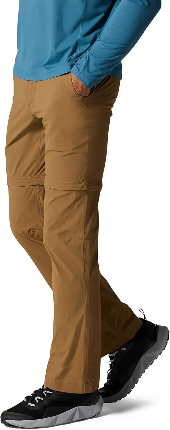 Mountain Hardwear Men's Basin Trek Convertible Pant for Camping, Hiking, and Backpacking | Water-Resistant and Lightweight