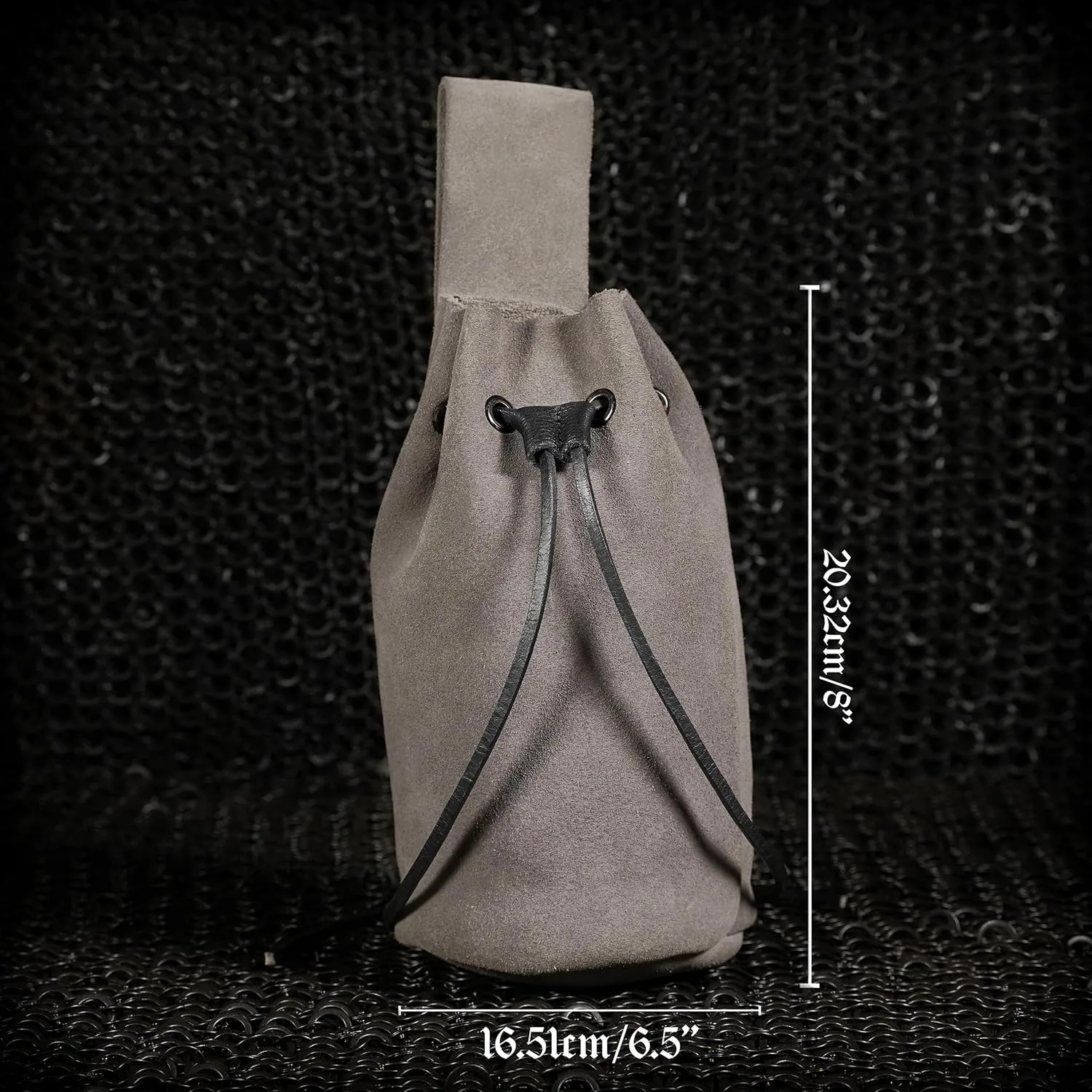 Mythrojan Medieval Drawstring Belt Bag, Ideal for SCA LARP Reenactment & Ren Fair