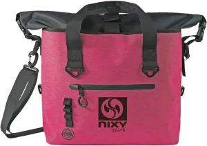 NIXY Waterproof Tote Bag - Beach, Swimming, Travel, Boating, Gym - Front Zipper Pocket, Inside Pockets, Zip Top