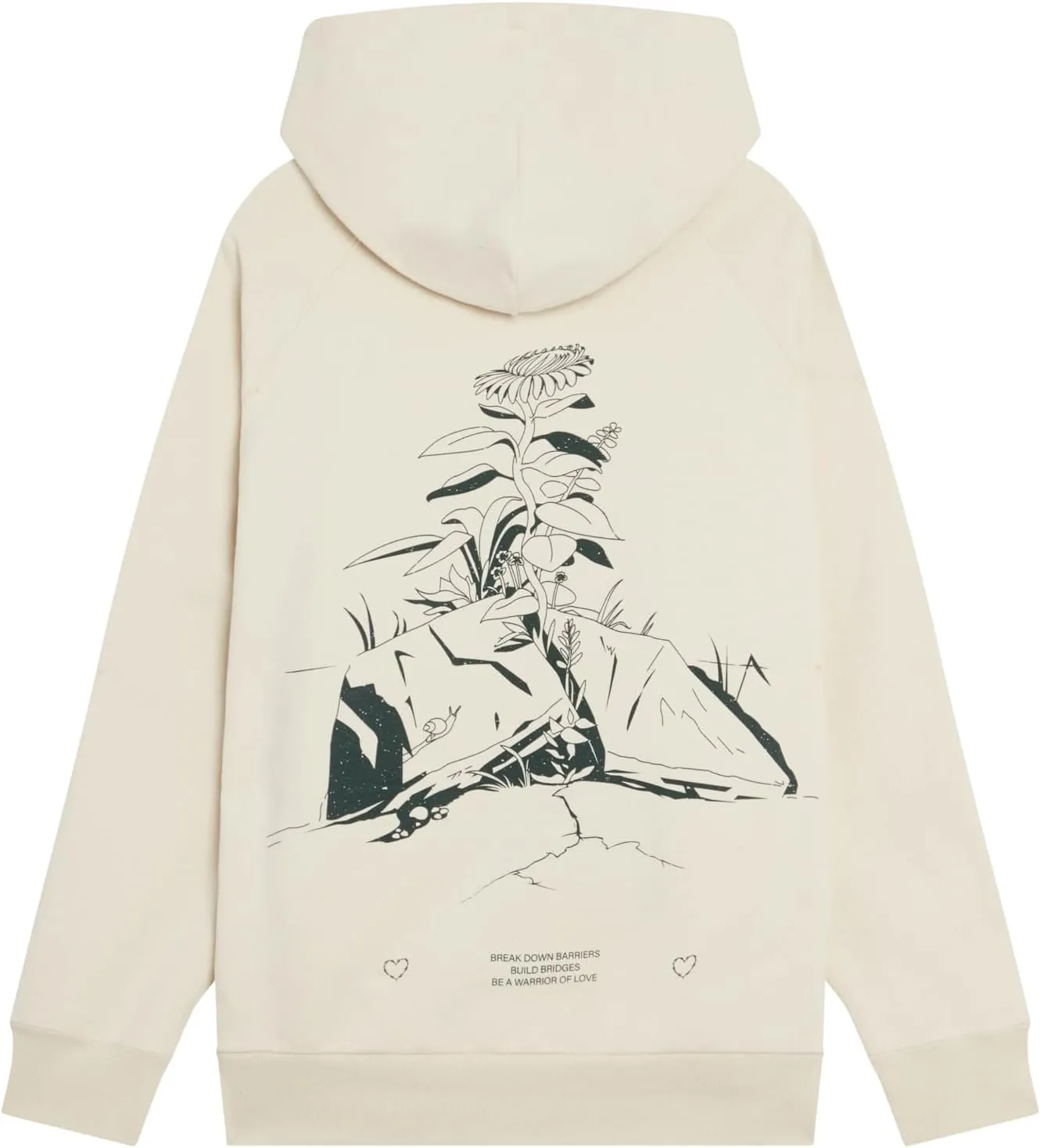 Not So Ape Sidewalk Flower Hoodie, All-Gender Unisex, Made in Japan