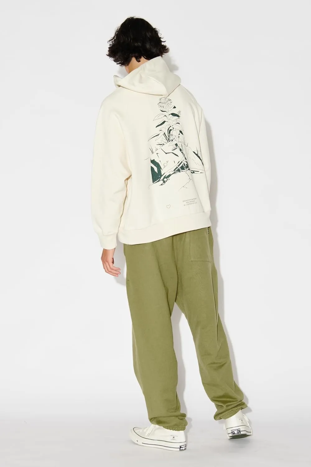 Not So Ape Sidewalk Flower Hoodie, All-Gender Unisex, Made in Japan