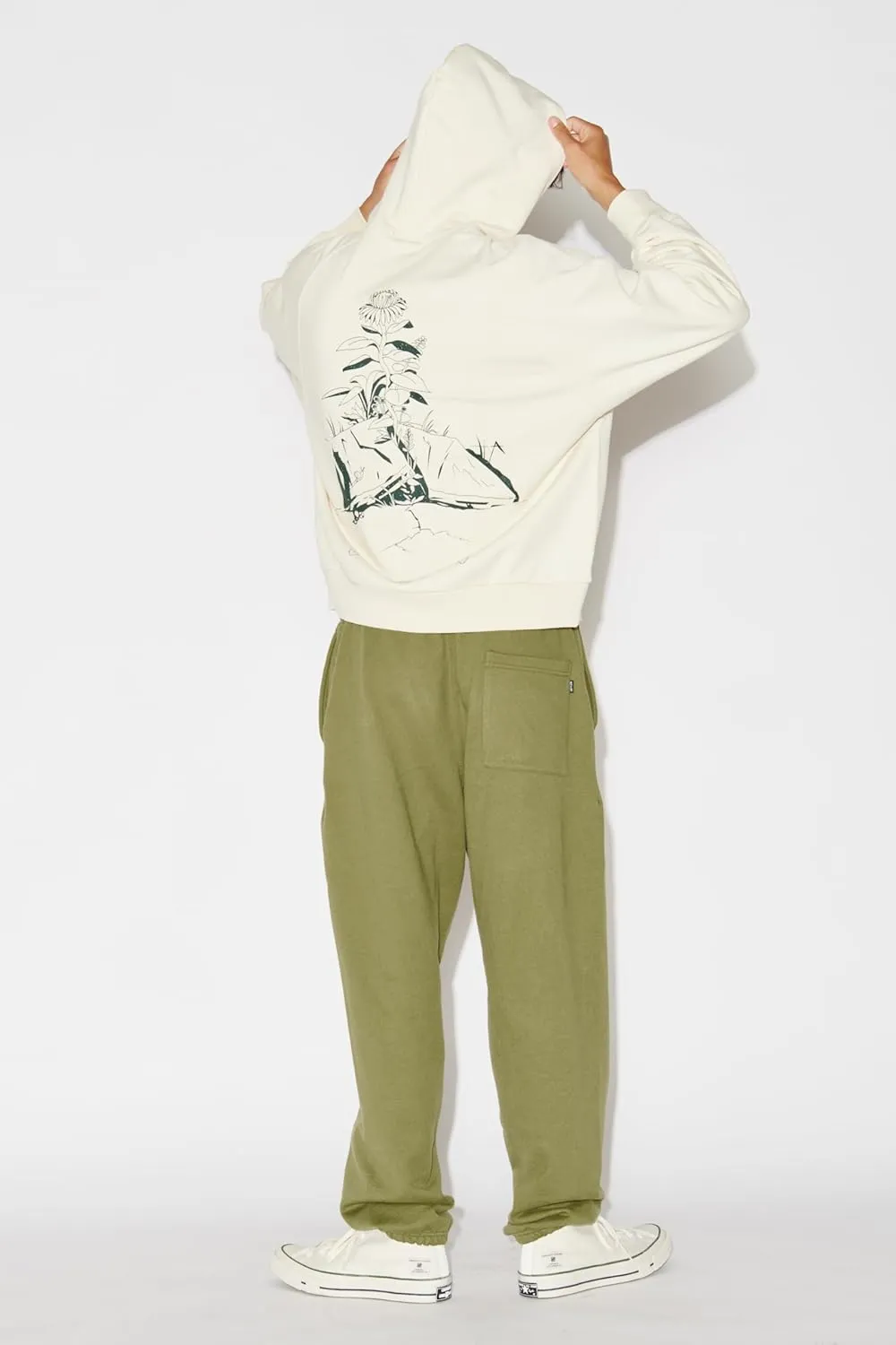 Not So Ape Sidewalk Flower Hoodie, All-Gender Unisex, Made in Japan